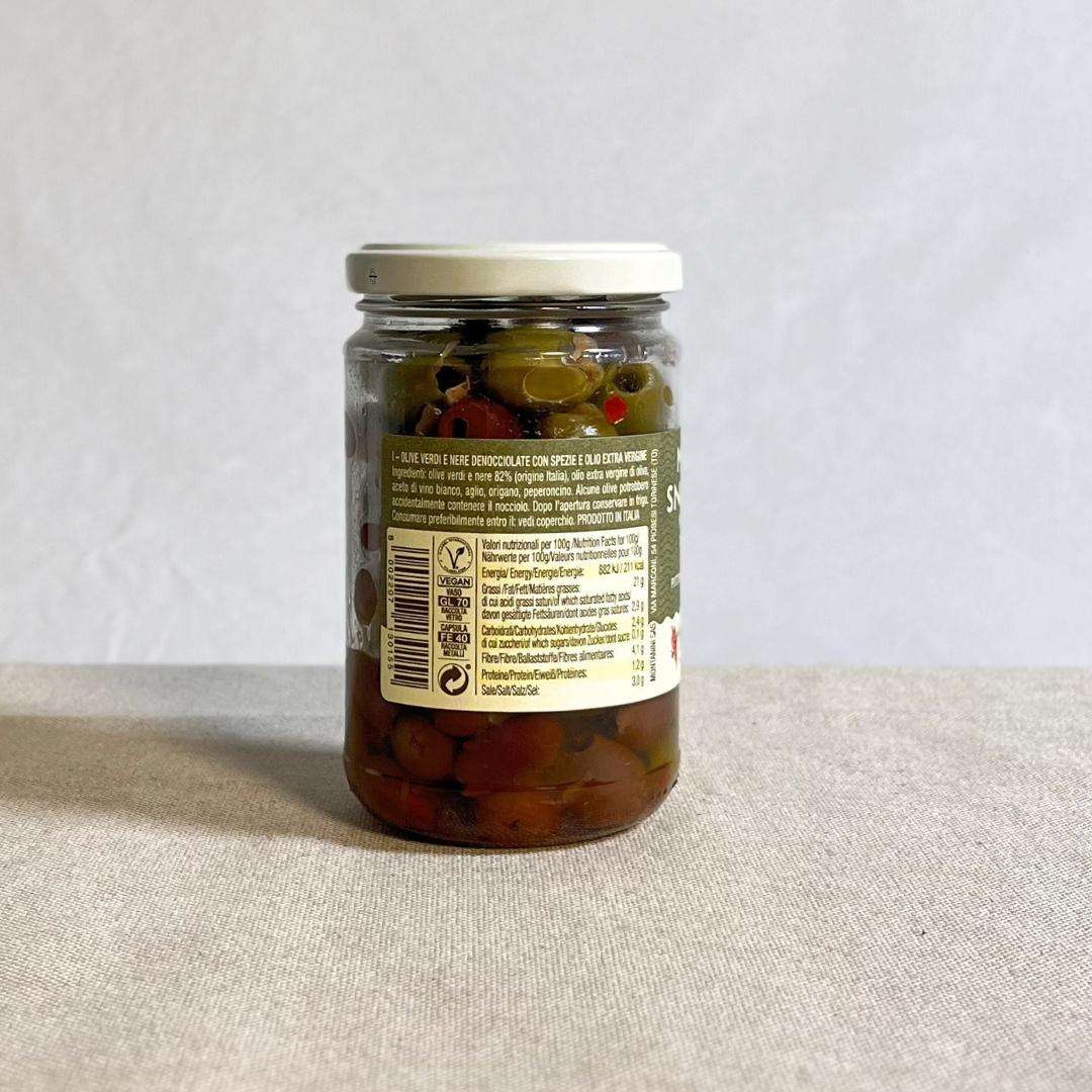 Marinierte Oliven mix - ohne Kern (280 g)