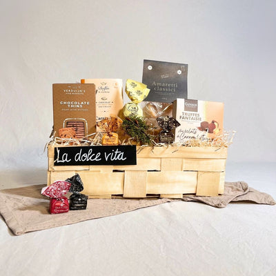 Feinkost Geschenkkorb „La Dolce Vita“ – Süße Delikatessen