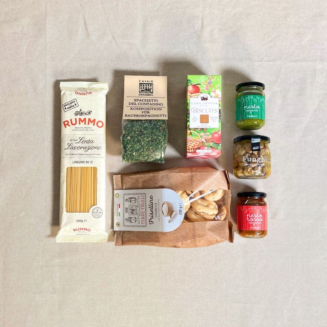 Veganer Feinkost Geschenkkorb „Vegano“