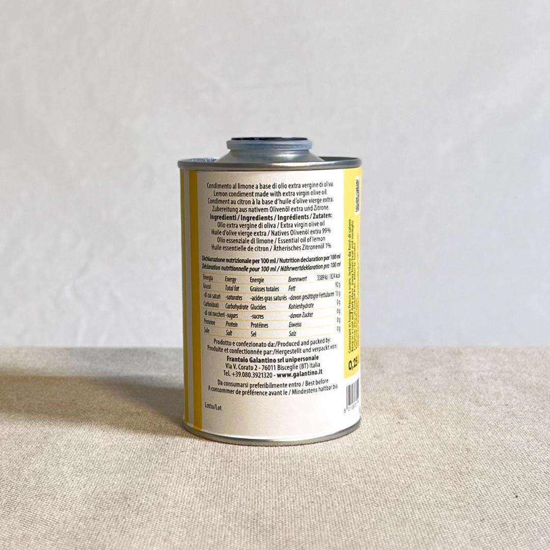 Natives Olivenöl Extra - Zitrone (250 ml)