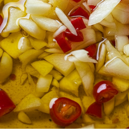 Gehackter Knoblauch mit Öl und Chili (180 g)
