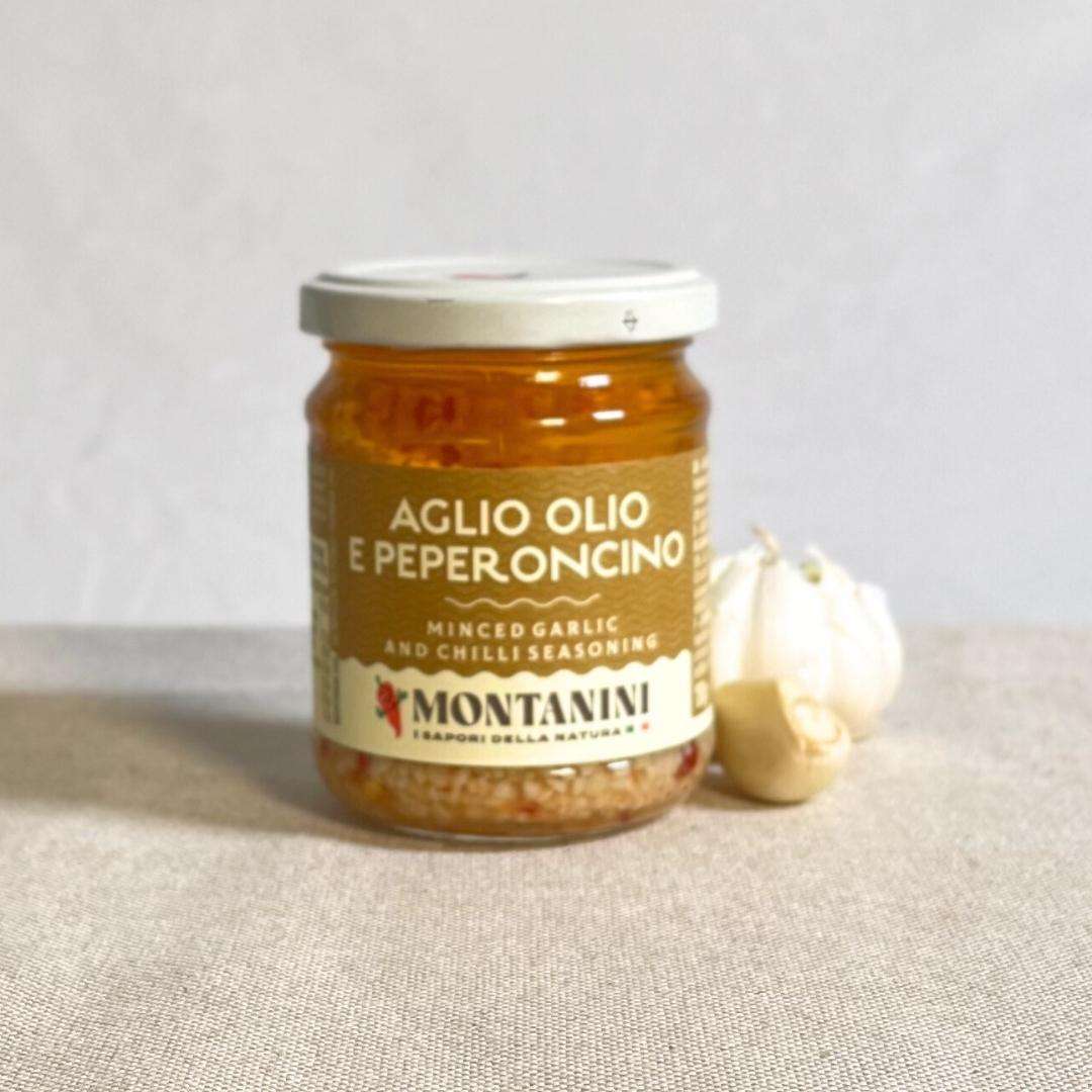 Gehackter Knoblauch mit Öl und Chili (180 g)