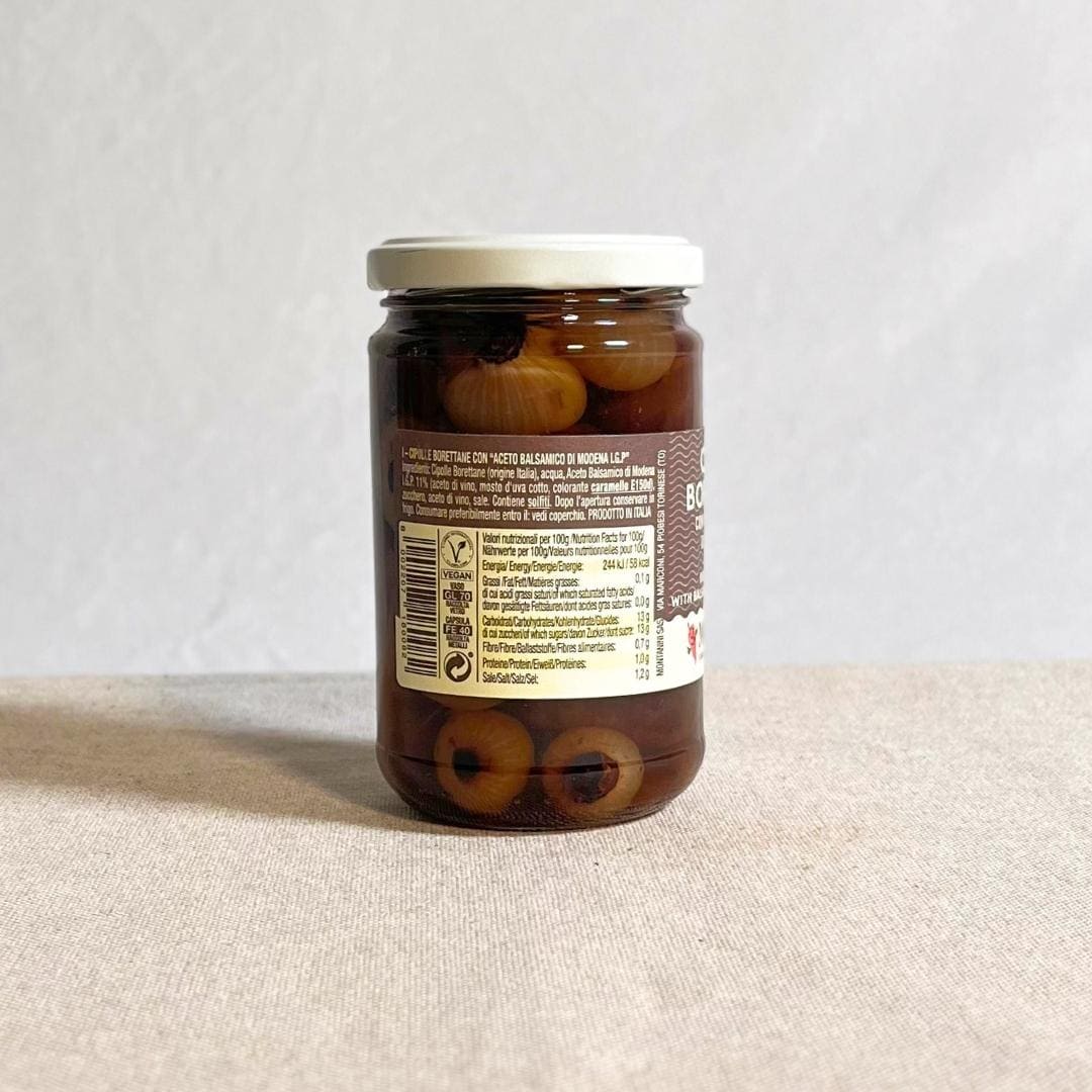 Borettane Zwiebeln in Balsamico – Montanini 300 g