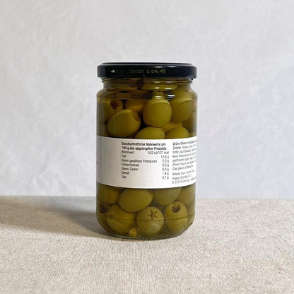 Grüne Oliven ohne Stein (300 g)