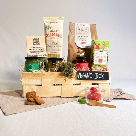 Veganer Feinkost Geschenkkorb „Vegano“