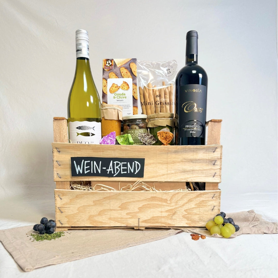 Feinkost Geschenkkorb „Weinabend“