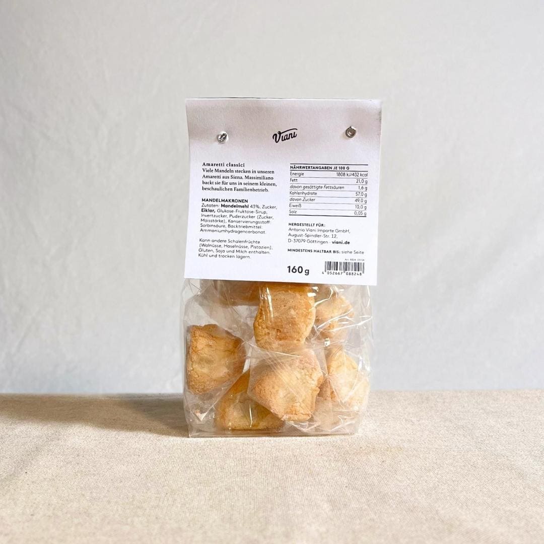 Amaretti Classici – Toskanische Mandelmakronen (160 g)